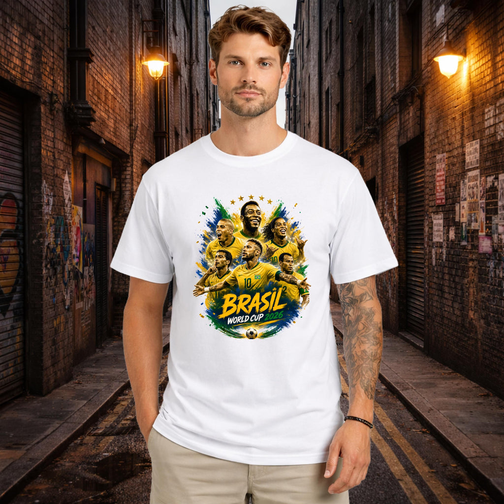Brasil World Cup Shirt, World Cup 2026, Champions, Brazil Fan Tee, Futbol, Soccer, Football, Gift for Him, Gift for Her