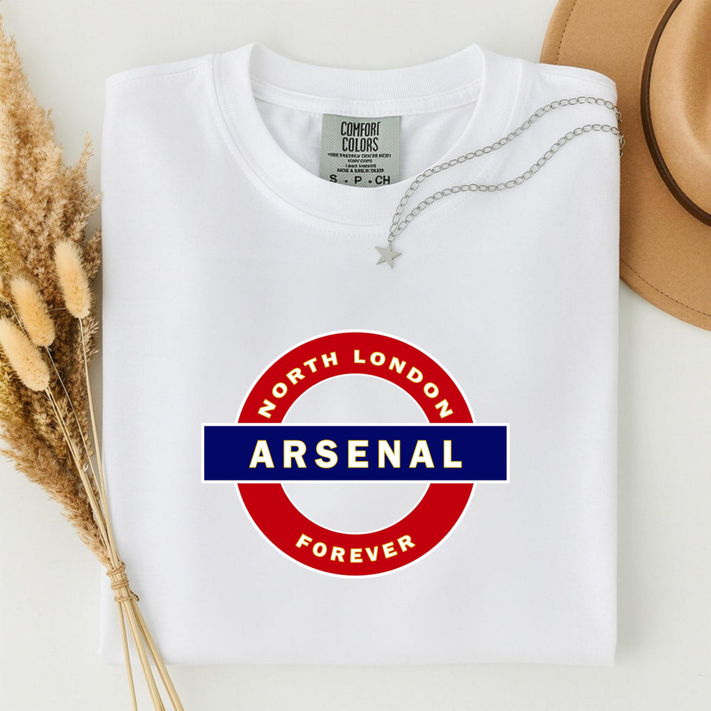 North London Forever Shirt, London Underground, Champions of England, Football Fan Shirt, Retro Soccer Shirt, Vintage Design