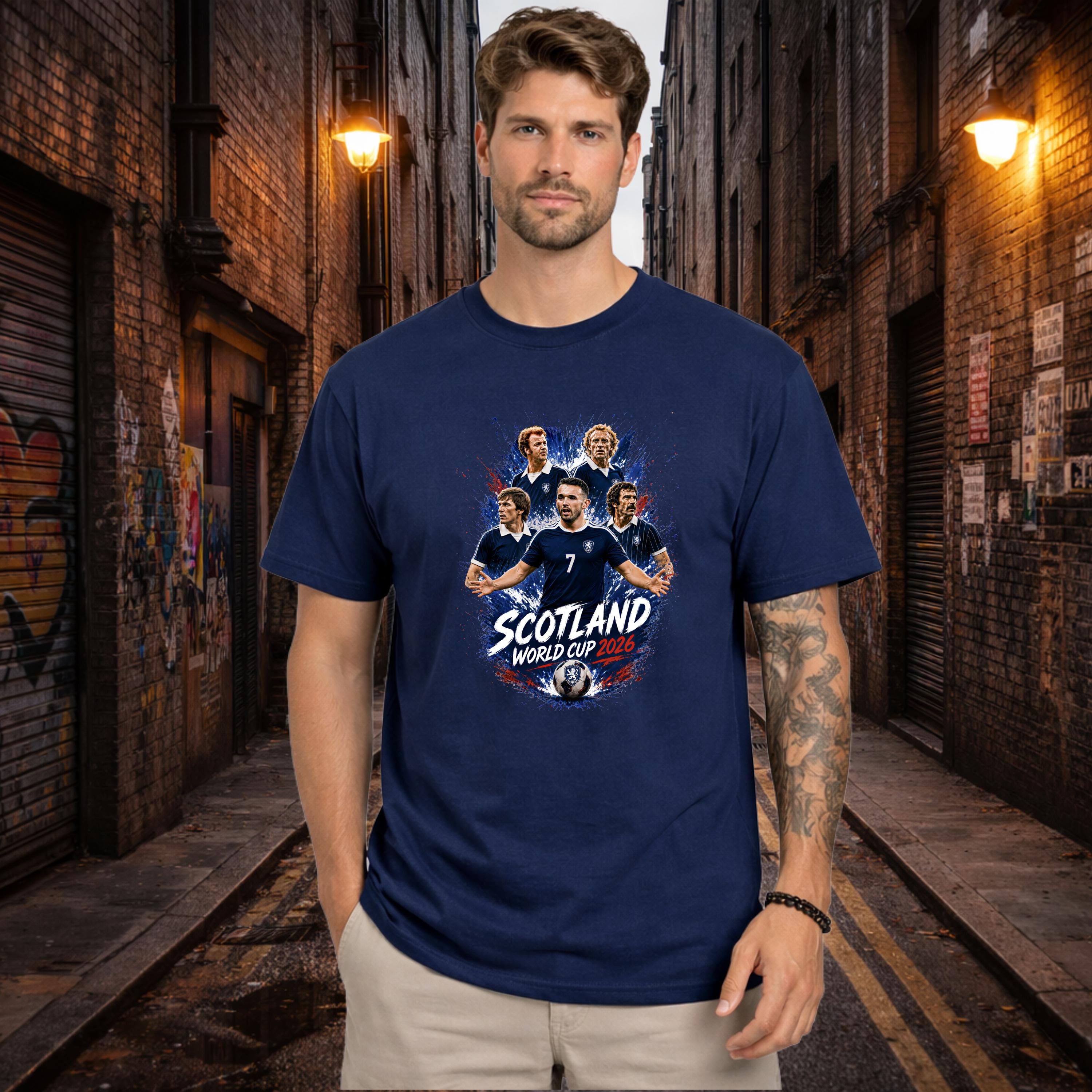 Scotland World Cup Shirt, World Cup 2026, Scotland Legends, Football T-Shirt, Gift for Him, Gift for Her