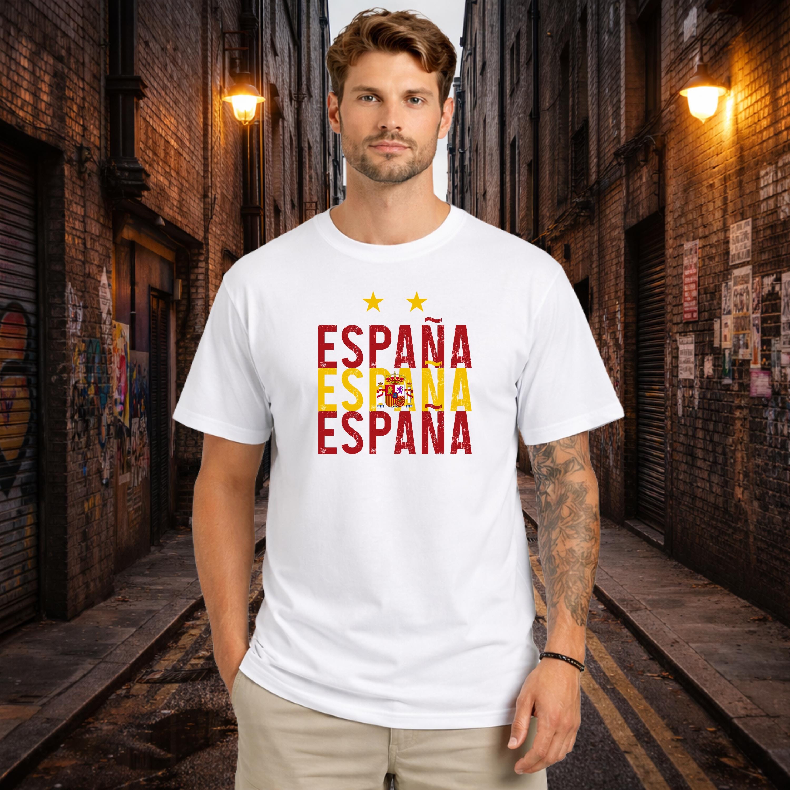 Spain World Cup Champions Distressed