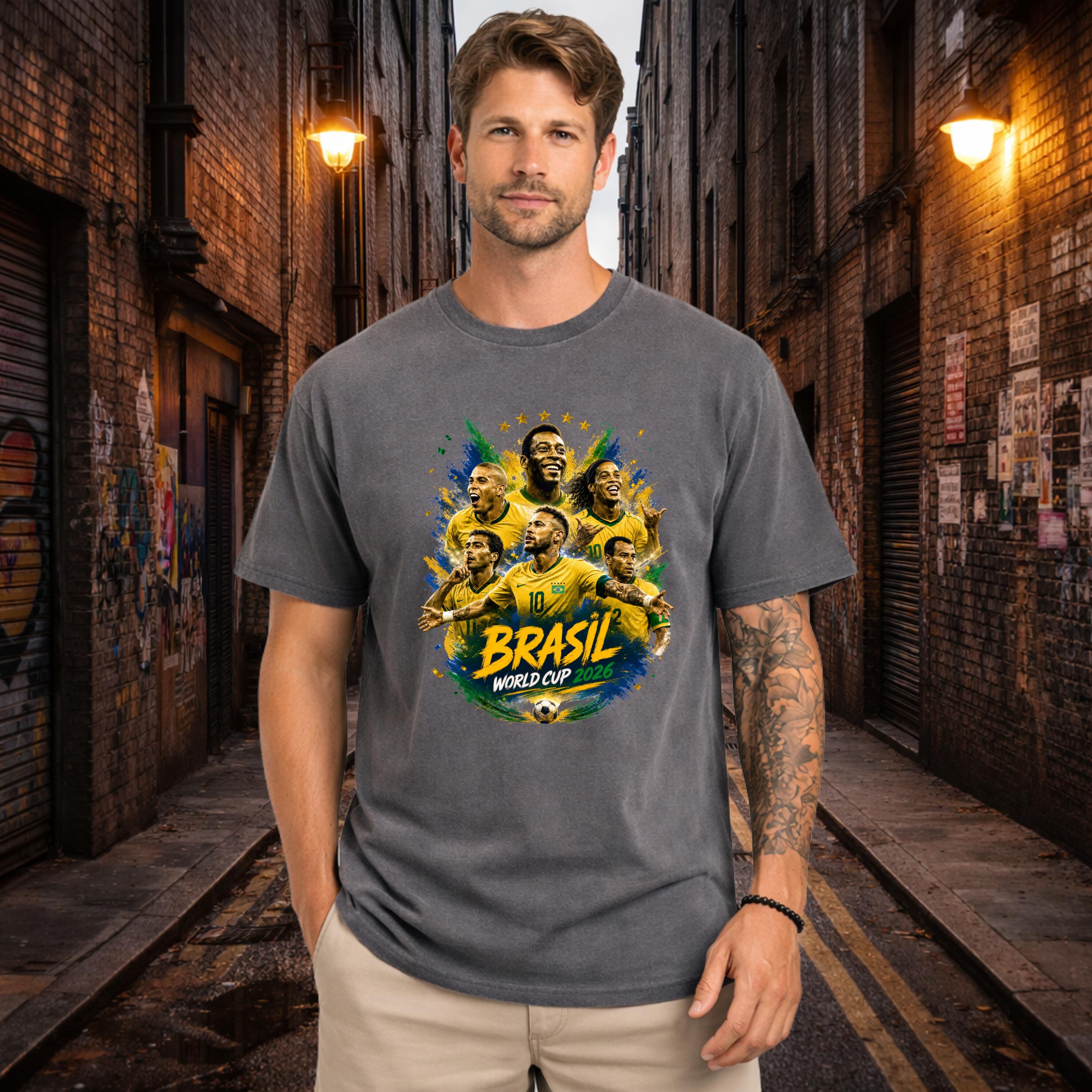 Brasil World Cup Shirt, World Cup 2026, Champions, Brazil Fan Tee, Futbol, Soccer, Football, Gift for Him, Gift for Her