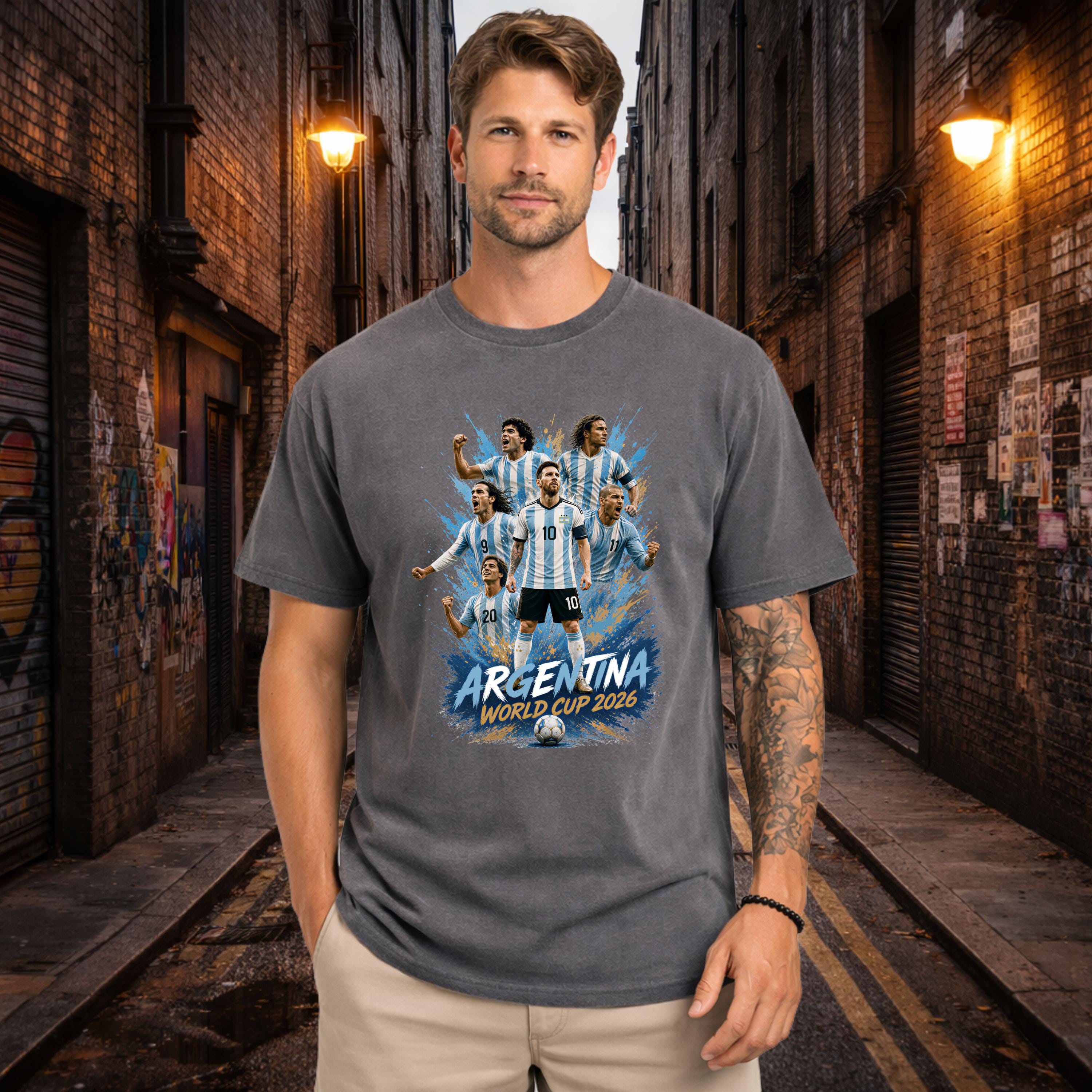 Argentina World Cup Shirt, World Cup 2026, Champions, Fan Tee, Futbol, Soccer, Football, Gift for Him, Gift for Her