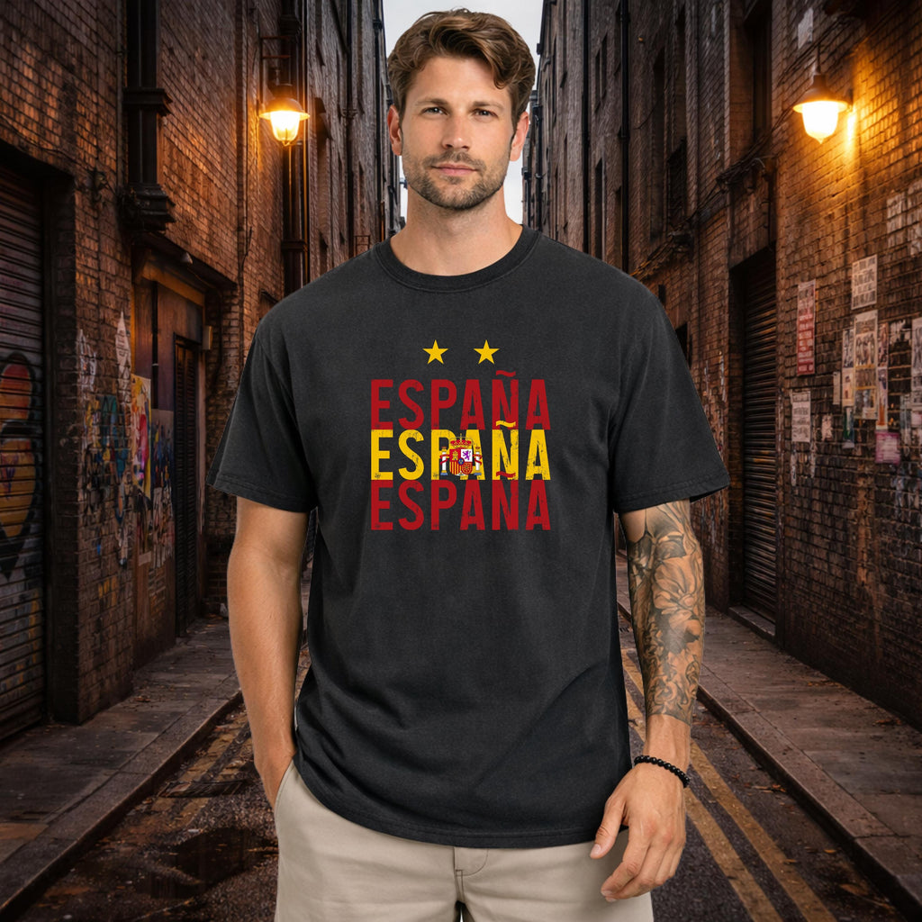 Spain World Cup Champions Distressed