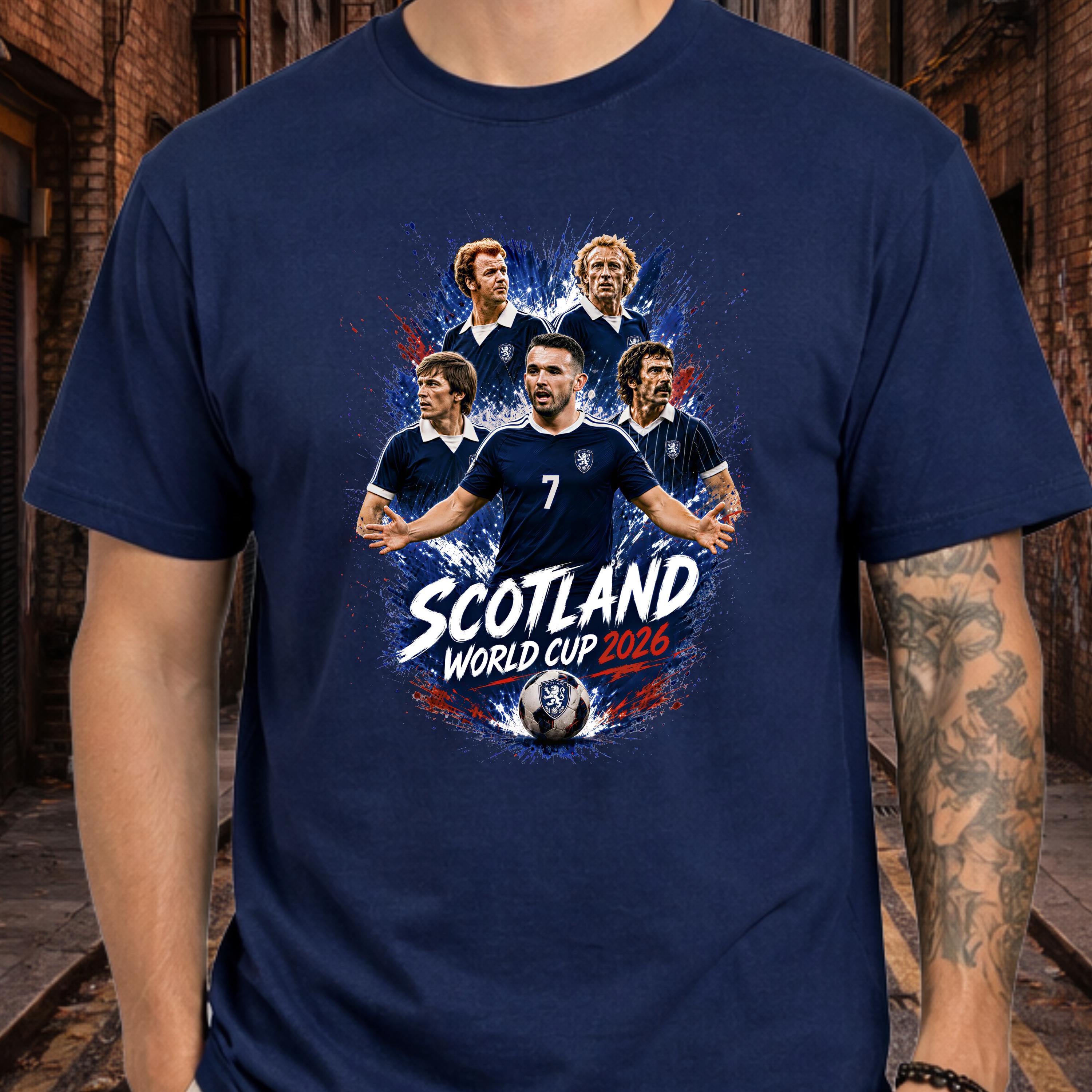 Scotland World Cup Shirt, World Cup 2026, Scotland Legends, Football T-Shirt, Gift for Him, Gift for Her