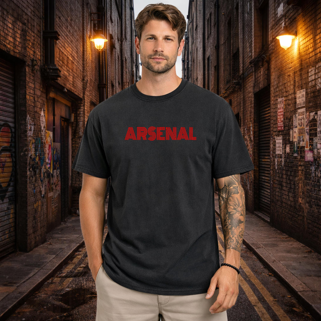 Arsenal Shirt, Retro Design, North London Football Supporter Tee, Retro Soccer Apparel, Champions of England