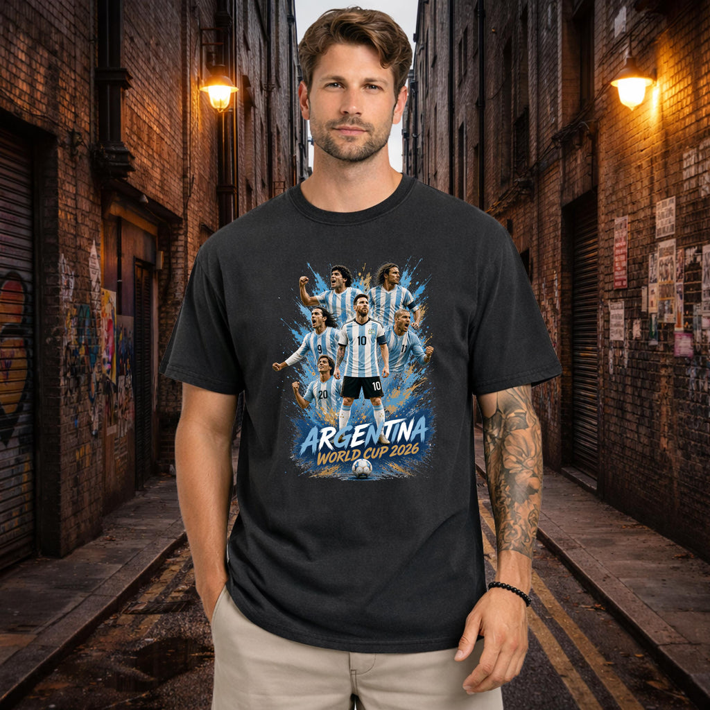 Argentina World Cup Shirt, World Cup 2026, Champions, Fan Tee, Futbol, Soccer, Football, Gift for Him, Gift for Her