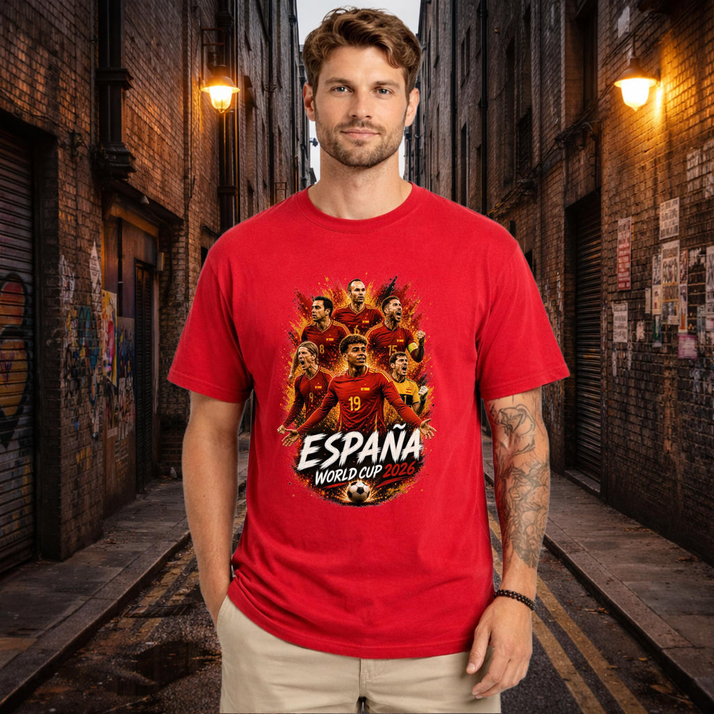 Spain World Cup Shirt, World Cup 2026, La Furia Españalo, Futbol, Soccer, Football, Gift for Him, Gift for Her