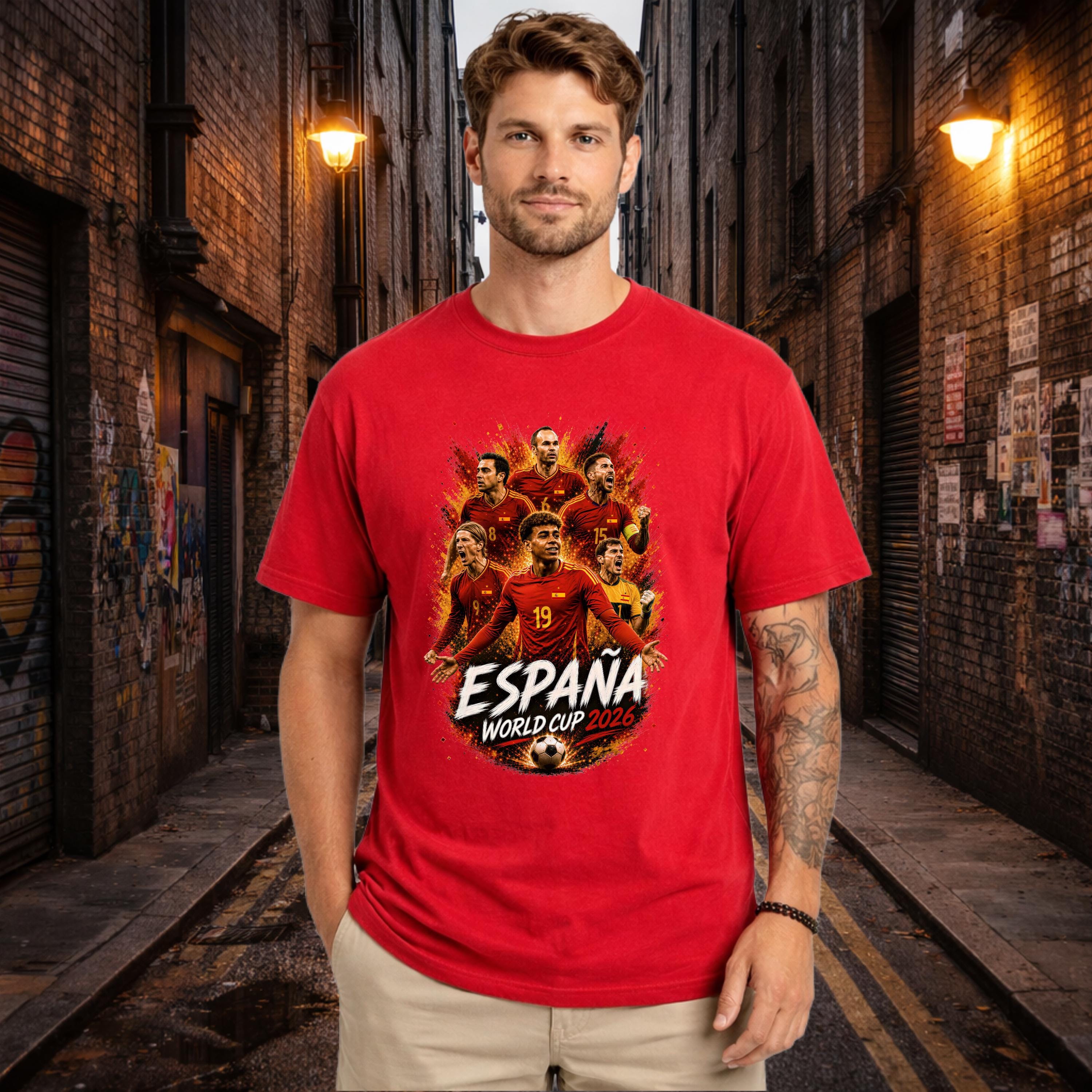 Spain World Cup Shirt, World Cup 2026, La Furia Españalo, Futbol, Soccer, Football, Gift for Him, Gift for Her
