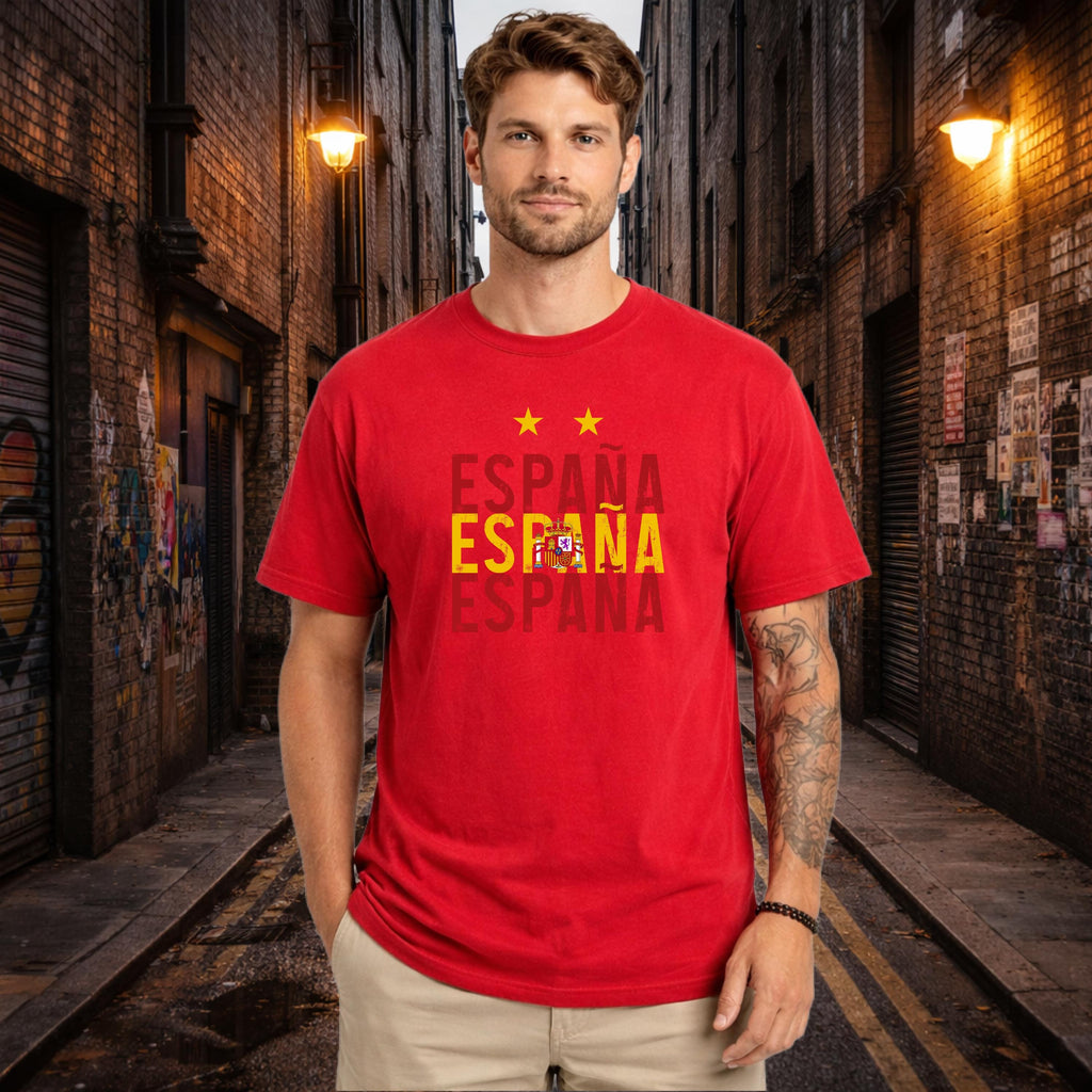 Spain World Cup Champions Distressed