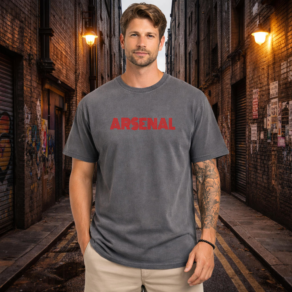 Arsenal Shirt, Retro Design, North London Football Supporter Tee, Retro Soccer Apparel, Champions of England