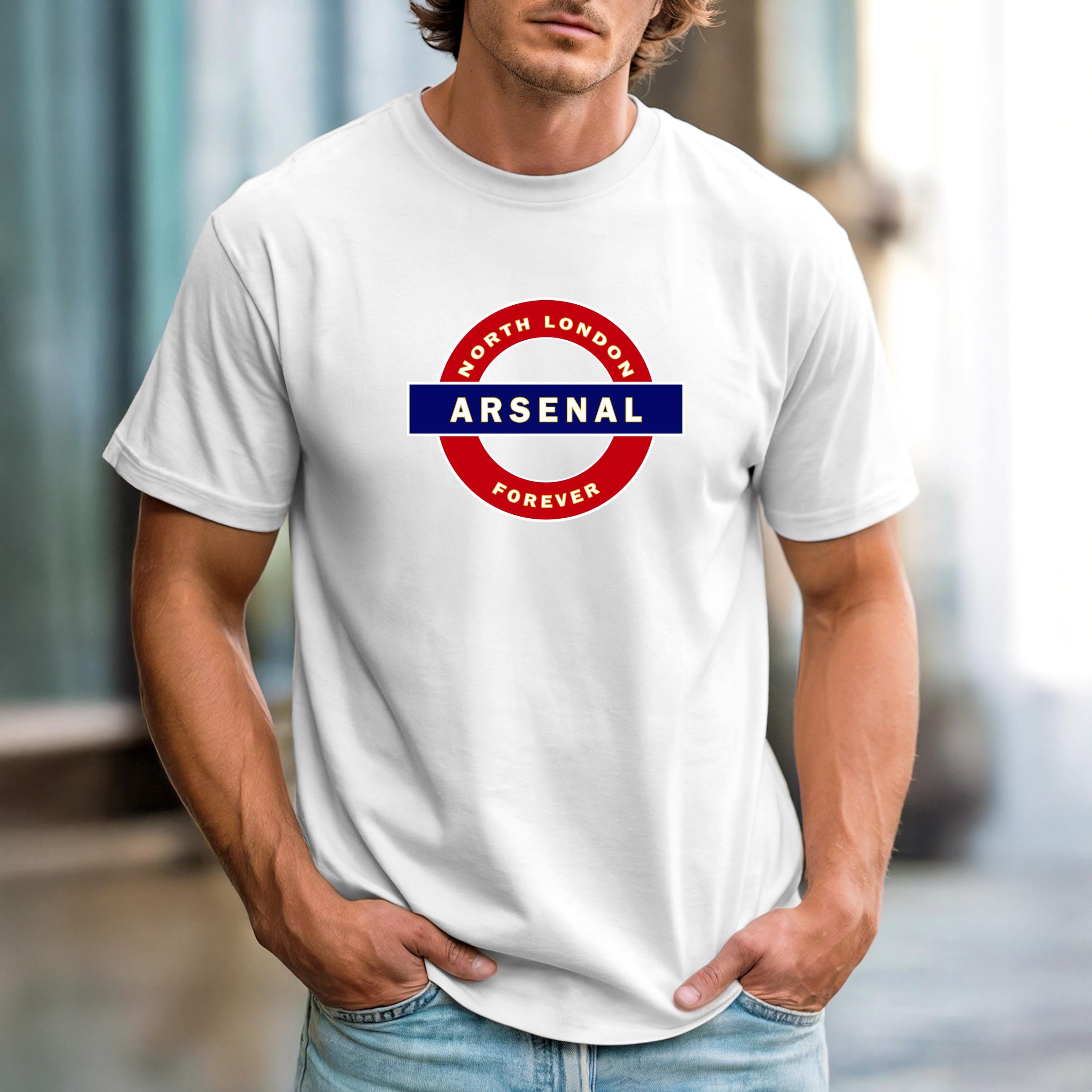 North London Forever Shirt, London Underground, Champions of England, Football Fan Shirt, Retro Soccer Shirt, Vintage Design
