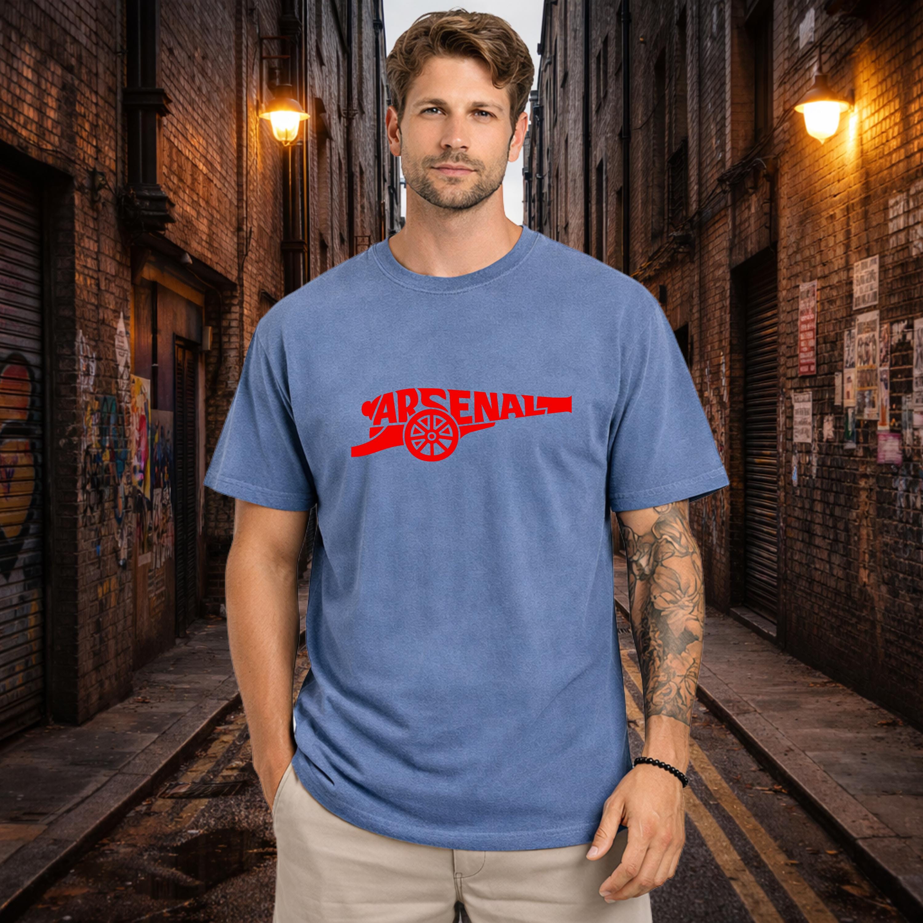 Cannon Shirt, North London Football Shirt, Retro Soccer Shirt, Gift for Soccer Fans, Match Day Shirt, Champions of England