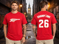 Arsenal 2026 English Champions, Cannon Shirt, North London Football Shirt, Soccer Shirt, League Champs