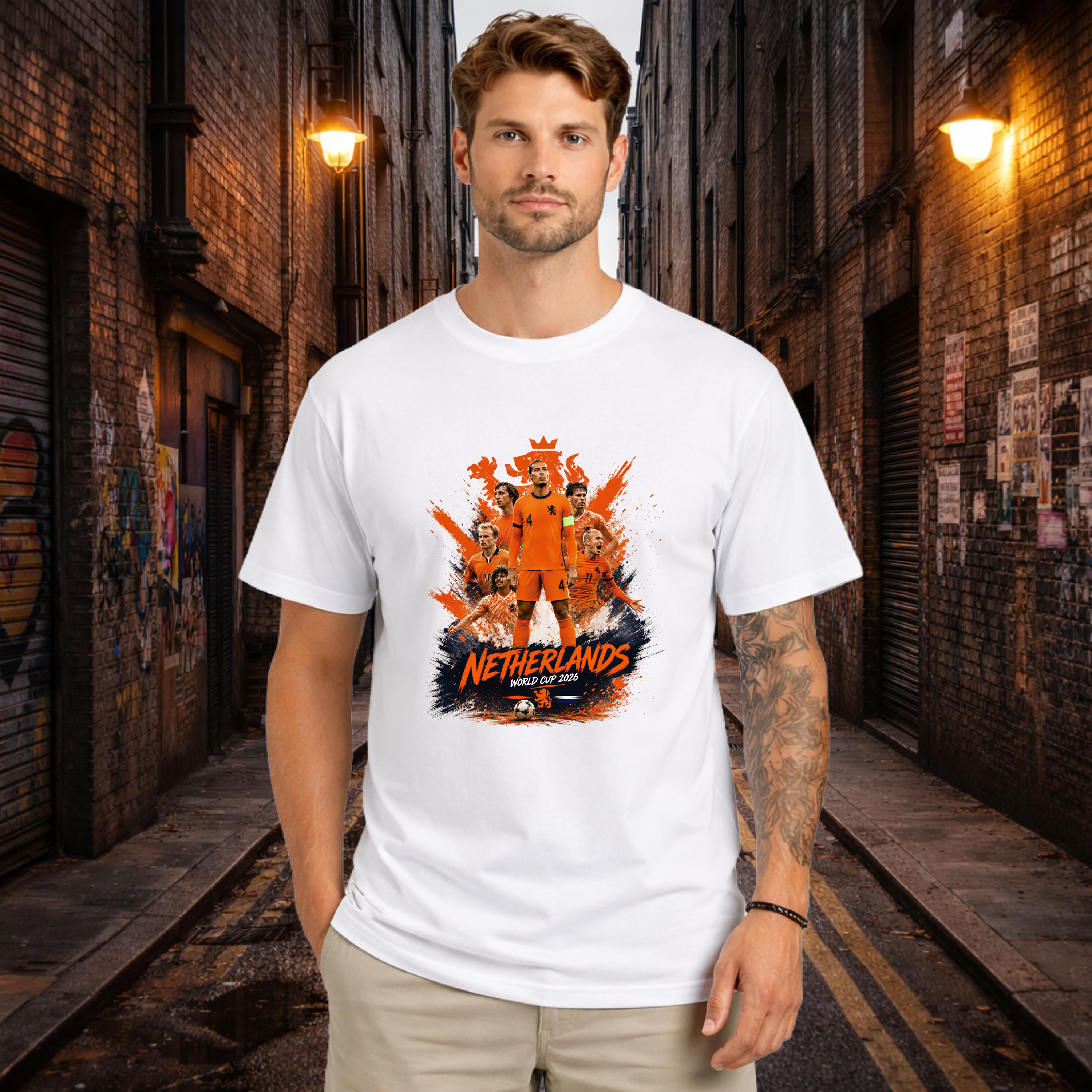 Netherlands World Cup Shirt, World Cup 2026, Dutch Football, Oranje, Legends, Soccer, Futbol, Gift for Him, Gift for Her