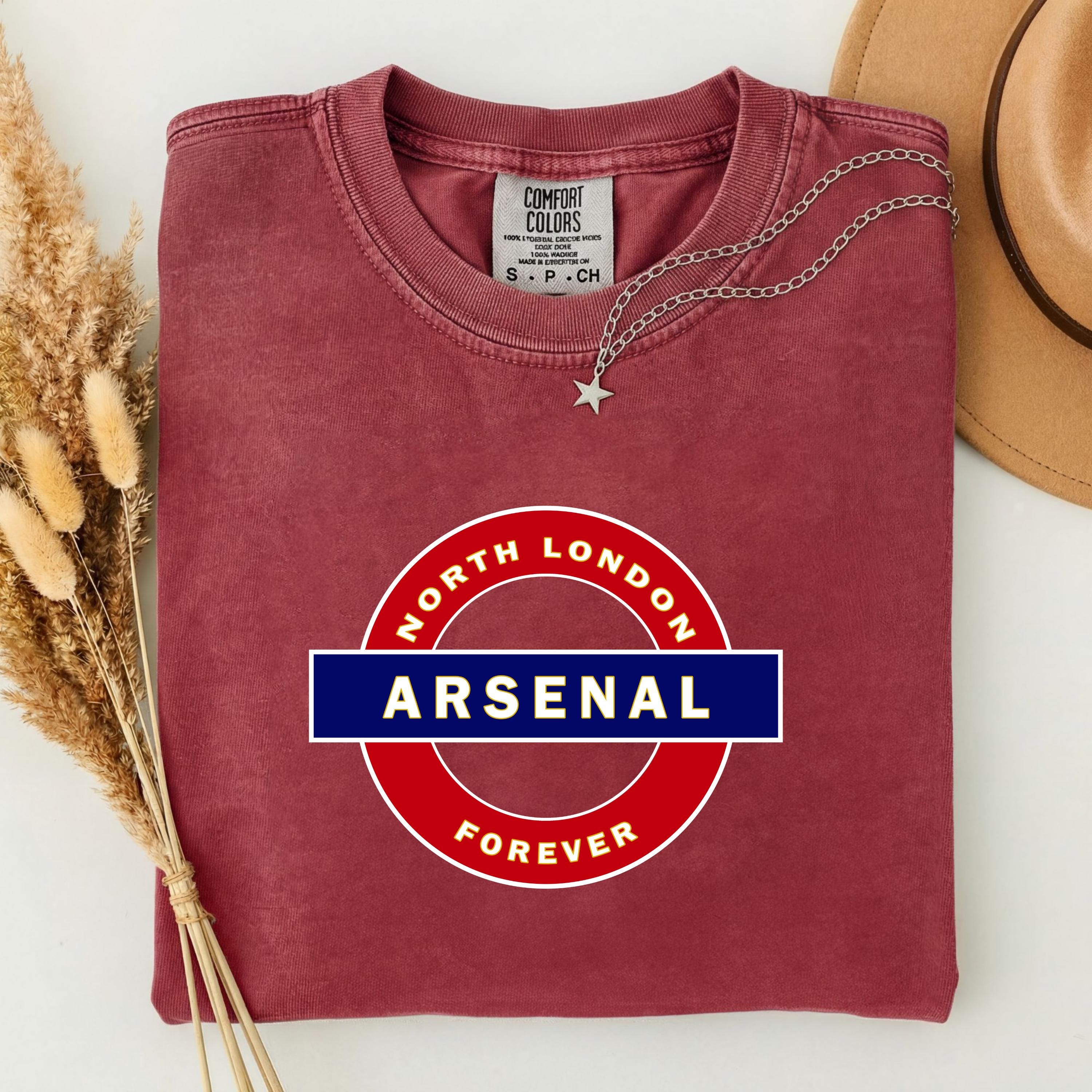 North London Forever Shirt, London Underground, Champions of England, Football Fan Shirt, Retro Soccer Shirt, Vintage Design