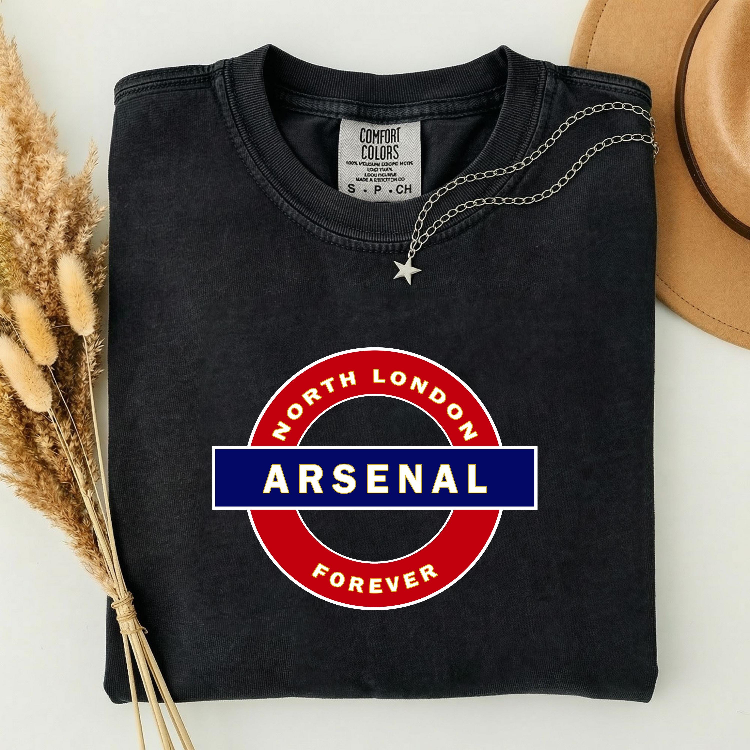 North London Forever Shirt, London Underground, Champions of England, Football Fan Shirt, Retro Soccer Shirt, Vintage Design
