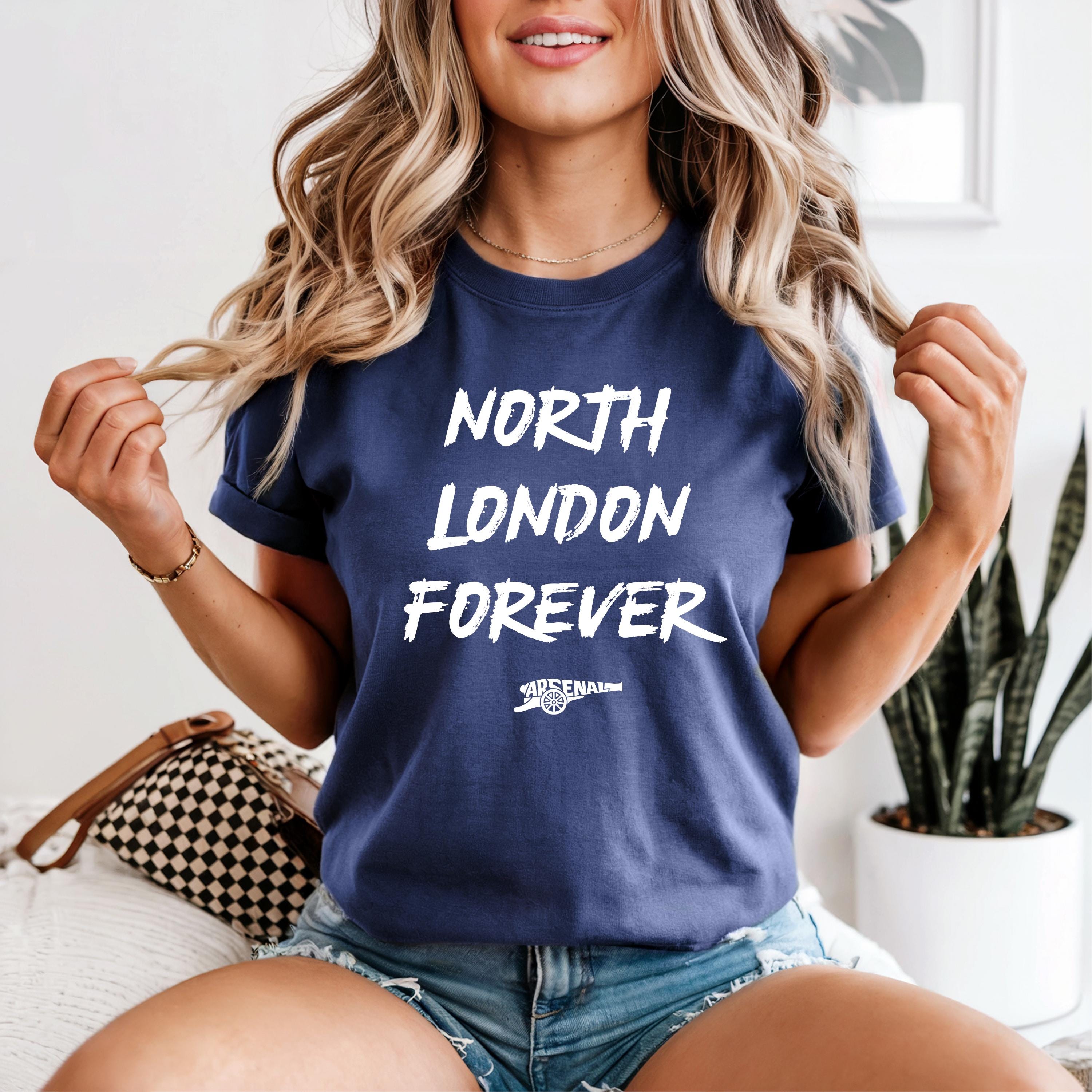 North London Forever Shirt, Cannon Shirt, London Football Tee, Football Shirt, Retro Soccer Shirt, Champions of England