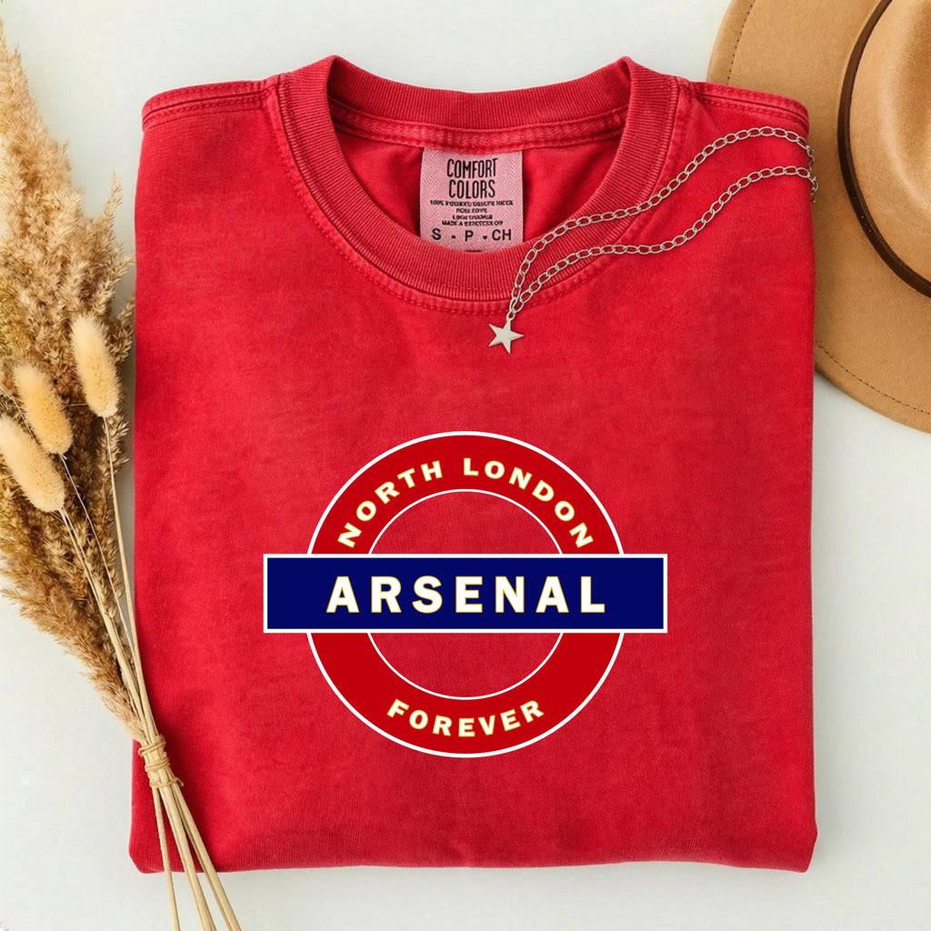 North London Forever Shirt, London Underground, Champions of England, Football Fan Shirt, Retro Soccer Shirt, Vintage Design