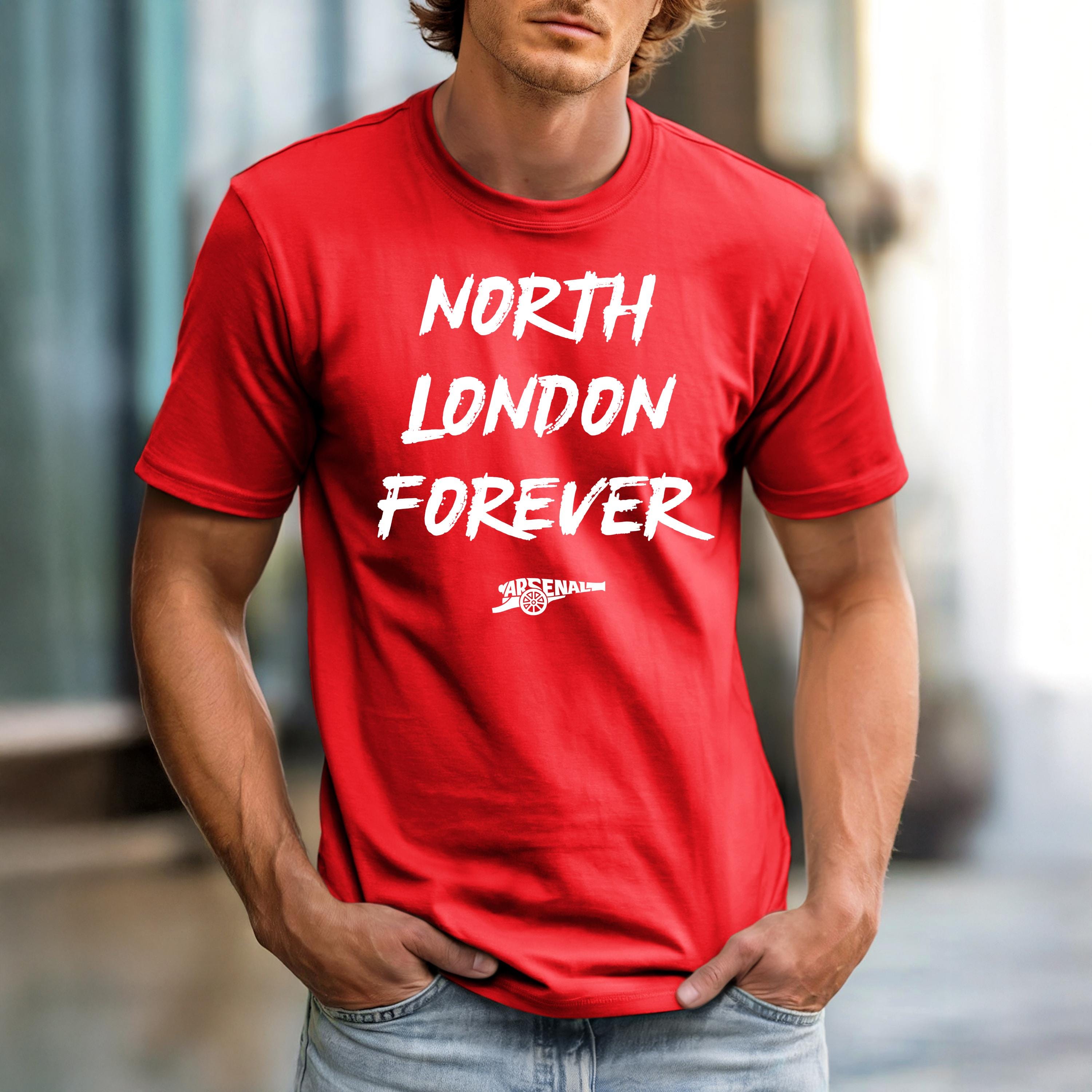 North London Forever Shirt, Cannon Shirt, London Football Tee, Football Shirt, Retro Soccer Shirt, Champions of England