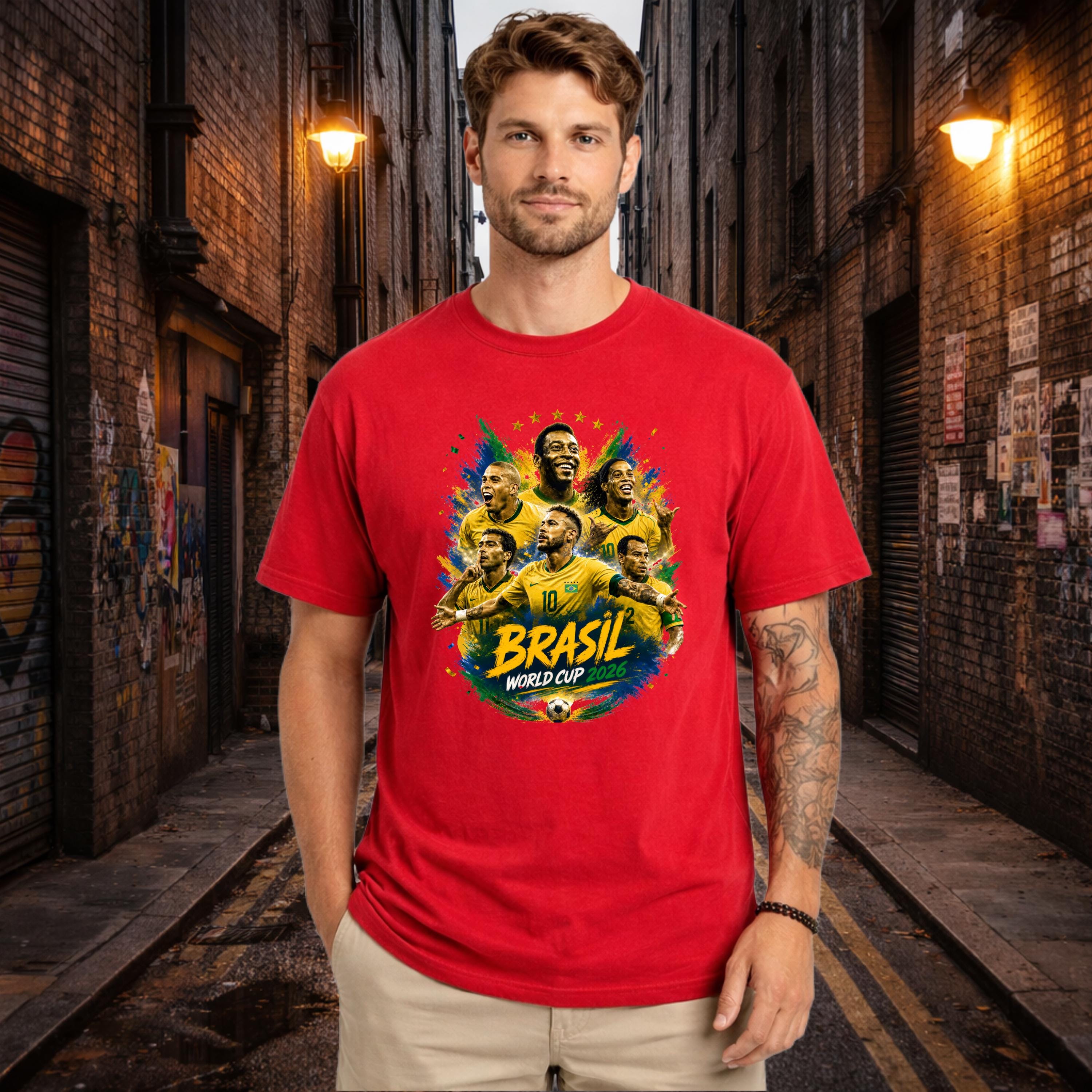 Brasil World Cup Shirt, World Cup 2026, Champions, Brazil Fan Tee, Futbol, Soccer, Football, Gift for Him, Gift for Her