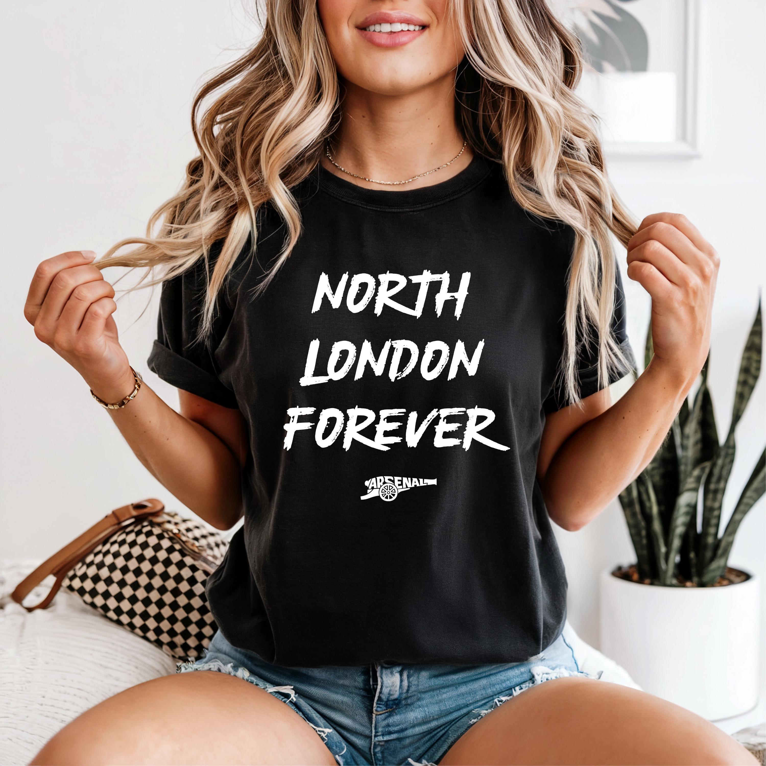 North London Forever Shirt, Cannon Shirt, London Football Tee, Football Shirt, Retro Soccer Shirt, Champions of England
