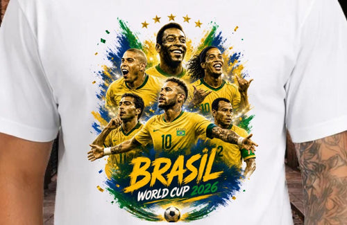 Brasil World Cup Shirt, World Cup 2026, Champions, Brazil Fan Tee, Futbol, Soccer, Football, Gift for Him, Gift for Her