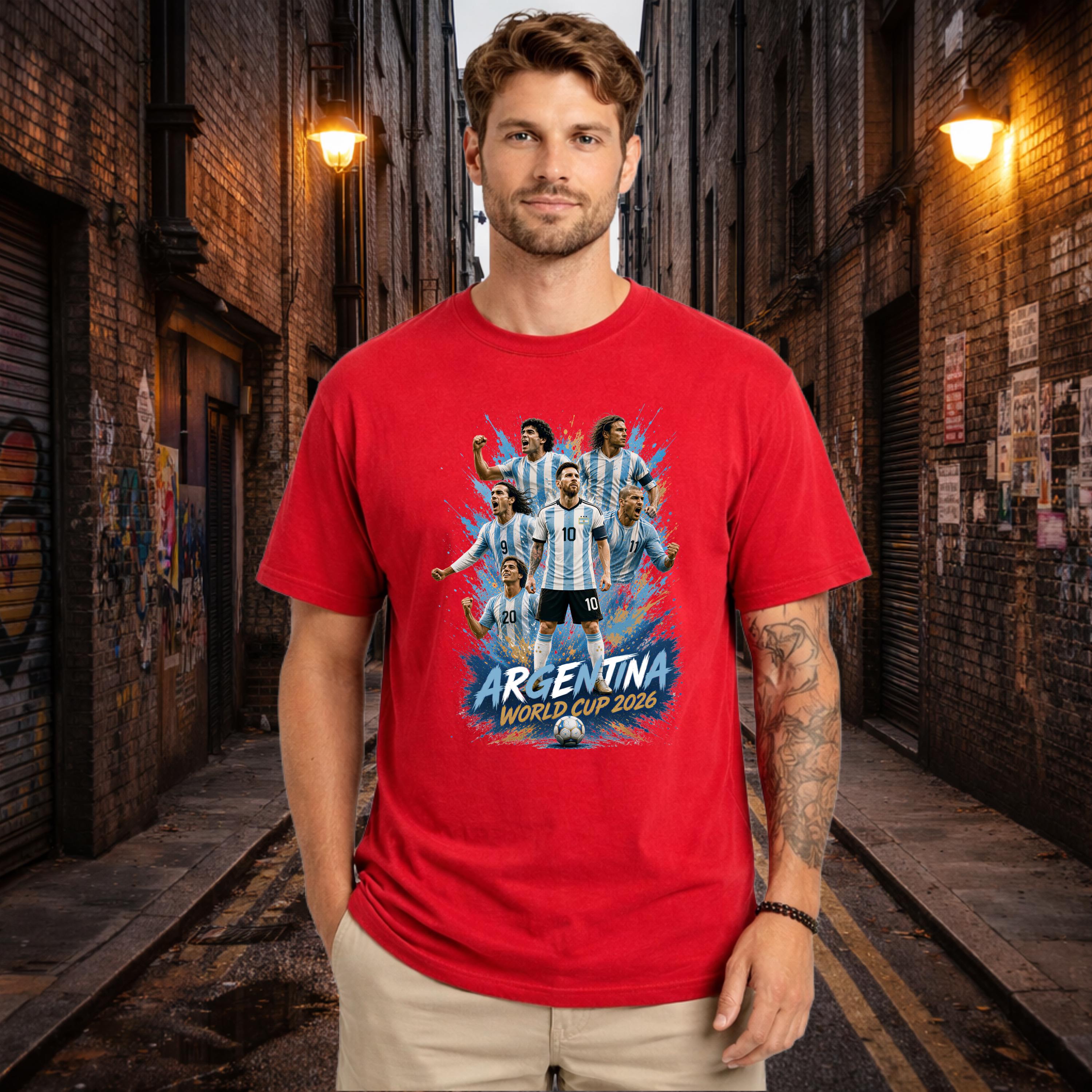 Argentina World Cup Shirt, World Cup 2026, Champions, Fan Tee, Futbol, Soccer, Football, Gift for Him, Gift for Her