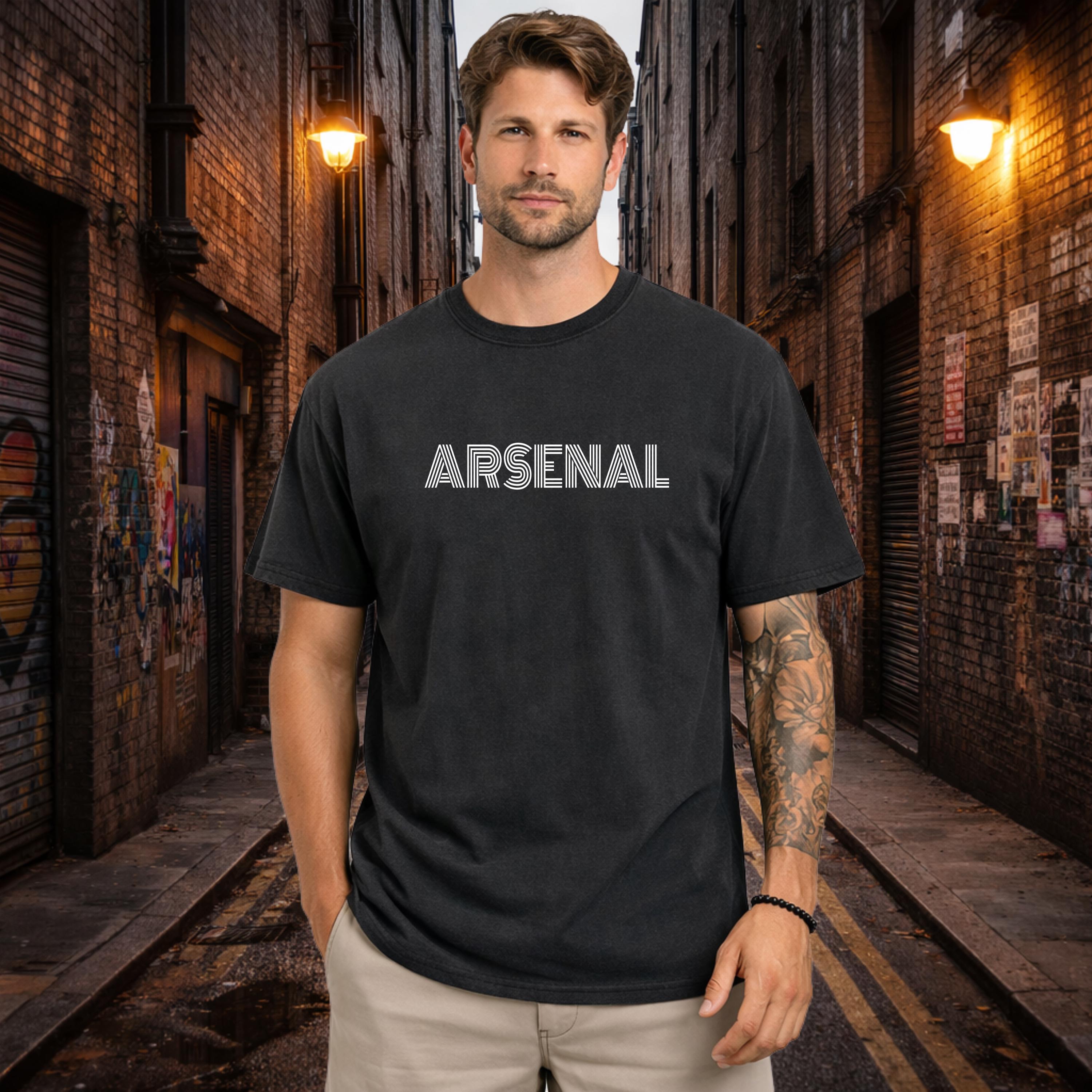 Arsenal Shirt, Retro Design, North London Football Supporter Tee, Retro Soccer Apparel, Champions of England