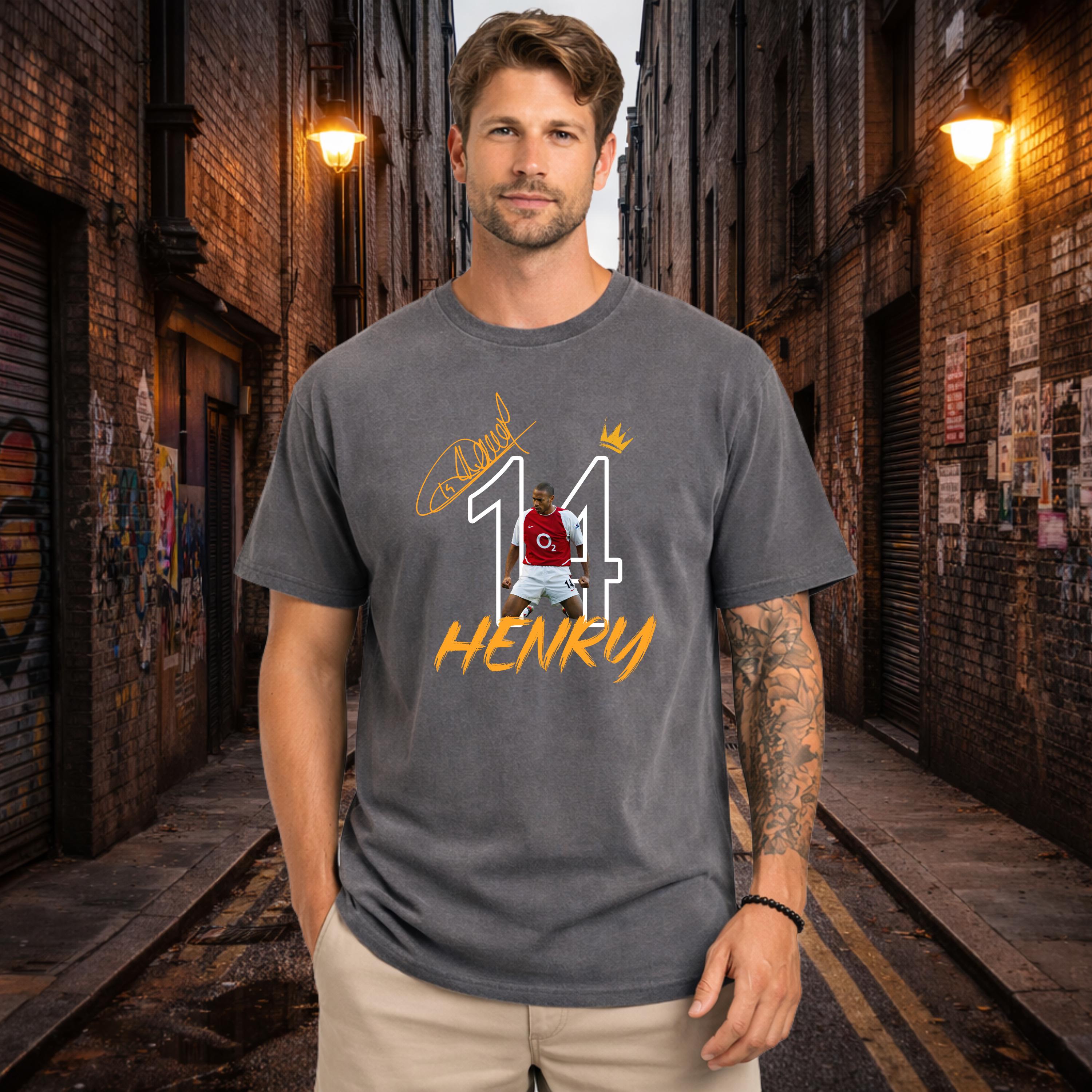 Thierry Henry #14 Shirt, King of London, AFC Legend, North London Forever, Gift for Him, Gift for Her