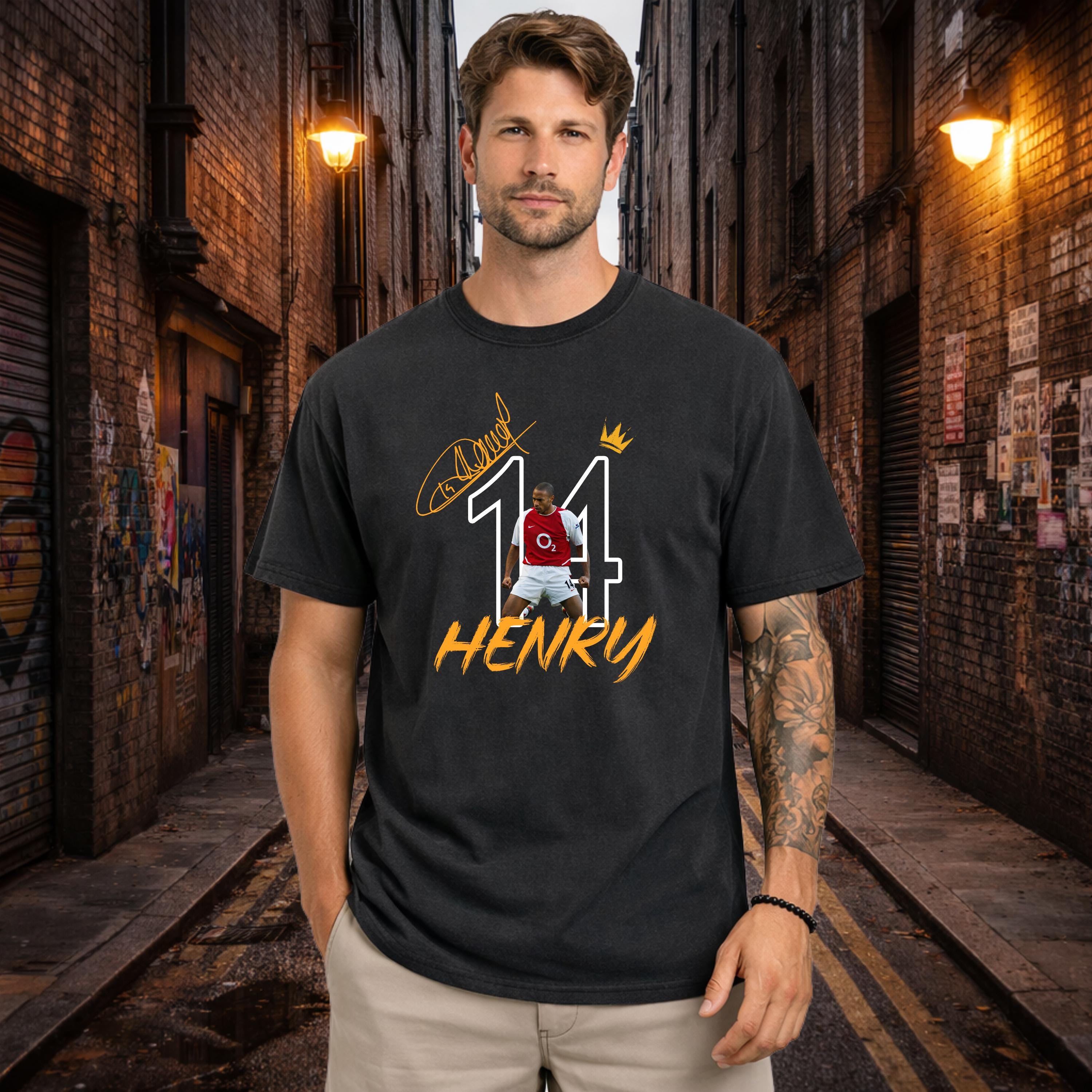Thierry Henry #14 Shirt, King of London, AFC Legend, North London Forever, Gift for Him, Gift for Her
