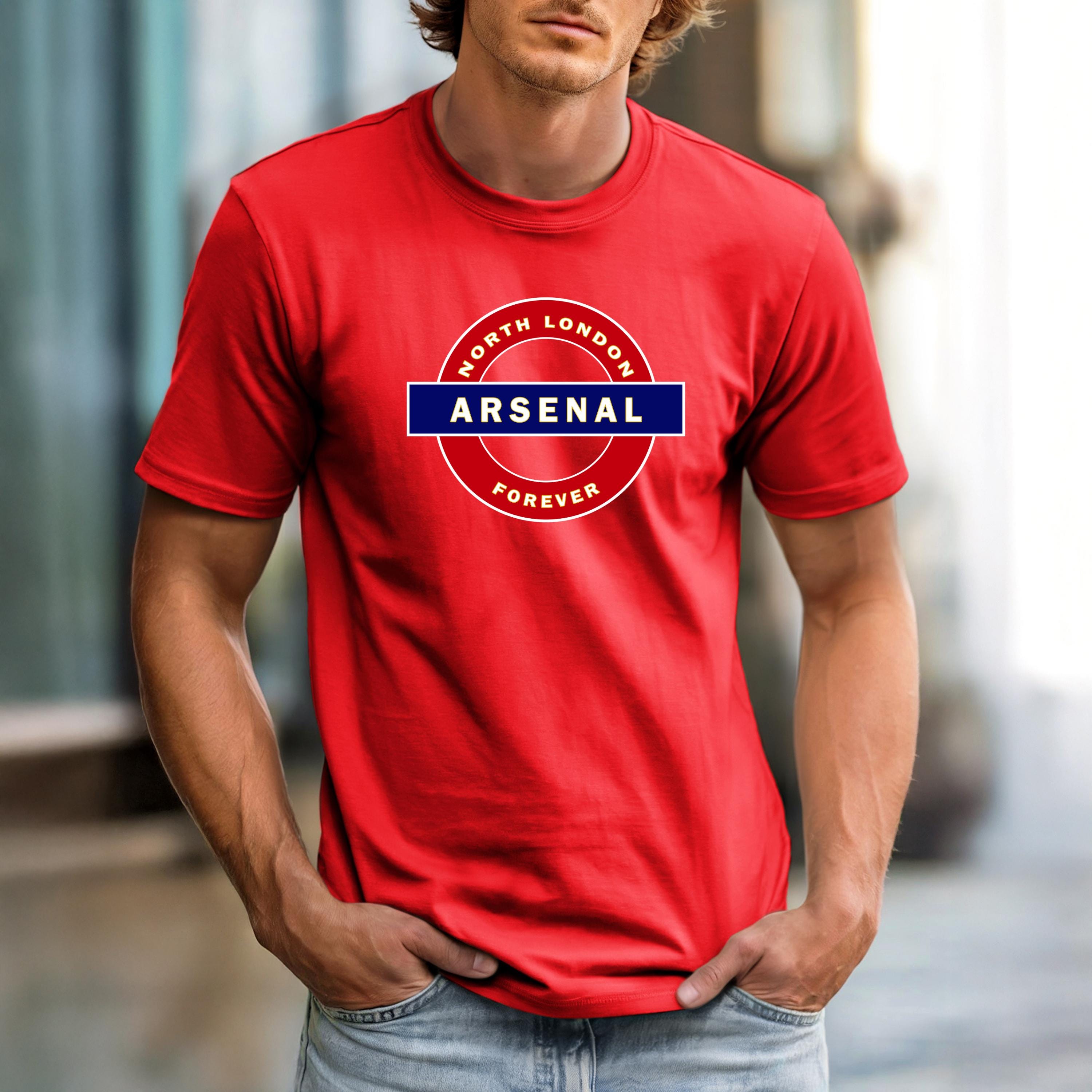 North London Forever Shirt, London Underground, Champions of England, Football Fan Shirt, Retro Soccer Shirt, Vintage Design